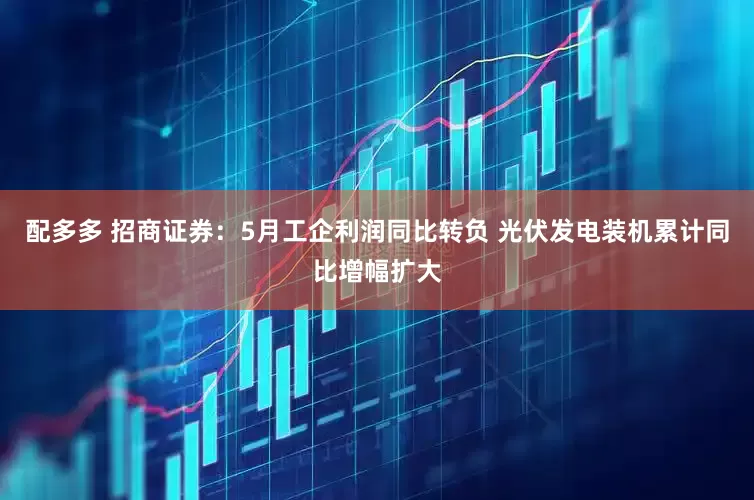 配多多 招商证券：5月工企利润同比转负 光伏发电装机累计同比增幅扩大